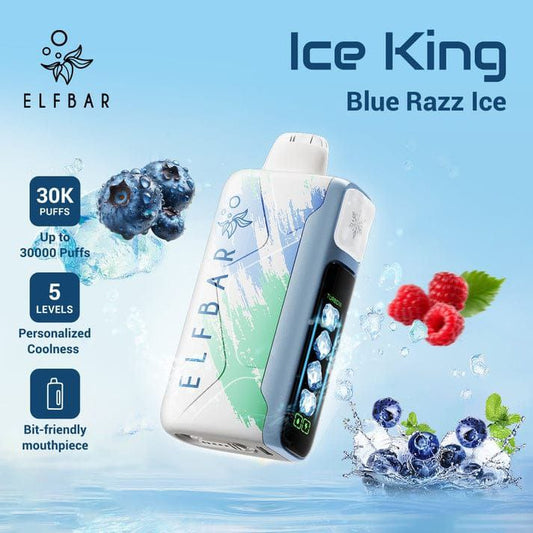 Elf Bar Ice King - 5 Level Adjustable Coolness - 30k Puffs